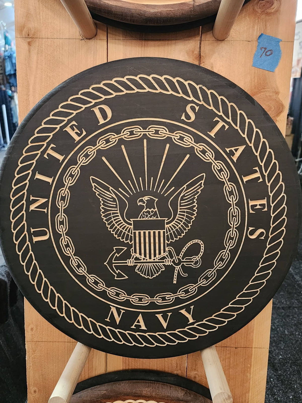 Navy round